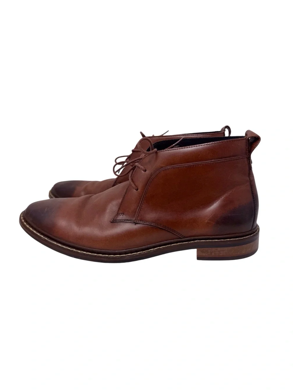 Cole Haan Men's Kennedy Brown Leather Grand Chukka Boot size 8 1/2